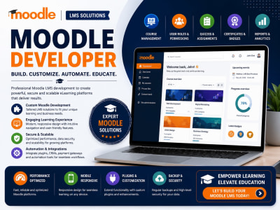 Moodle LMS Development | Custom Learning Platform & Automation