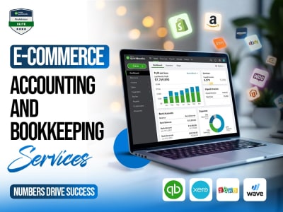E-commerce Accounting & Bookkeeping Services| Amazon |Etsy| Shopify