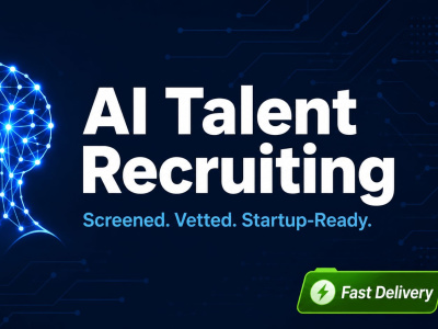 Top-screened AI experts hired for your startup team