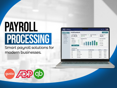 Payroll Processing using Gusto, QuickBooks Online, ADP | Payroll Specialist