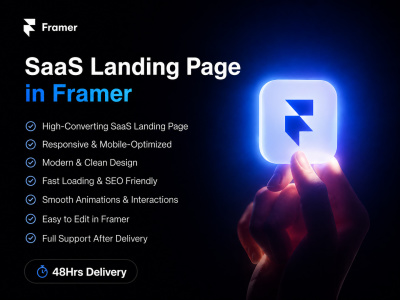 A high converting SaaS landing page in Framer