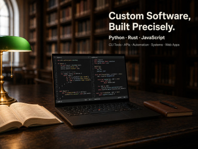 Python, Rust, or JavaScript App or Any Custom Code