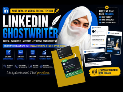 Linkedin ghostwriter/copywriter for ai tech founders for humanized content