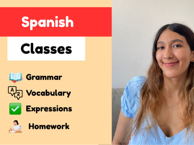 Spanish classes with a native Mexican speaker.