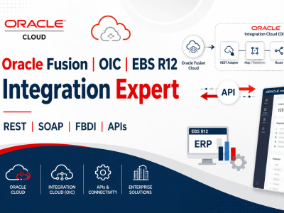 Develop Oracle Integration Cloud OIC integrations for Oracle Fusion or EBS