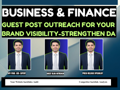 Finance & Business Guest Post Outreach for your Business Brand