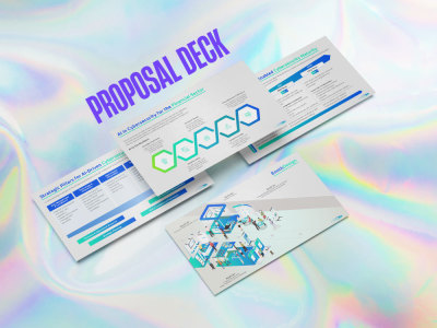 Startup Pitch Deck, Business Proposal & B2B Sales Presentation Design