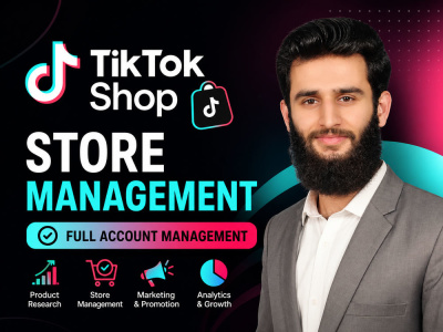 TikTok Shop A-to-Z Store Management | Product, Orders & Growth Expert