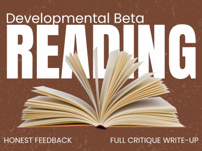 Beta Read + Developmental Feedback — Fiction & FPA Novels