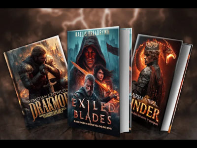 A cinematic horror and thriller book cover with kindle formatting