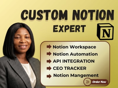 Notion Workspace & Notion Template Setup, Notion Consultant, Notion Expert