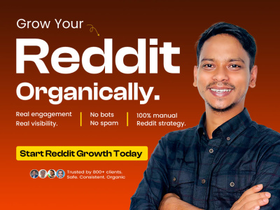 Be your Reddit marketing manager for organic growth