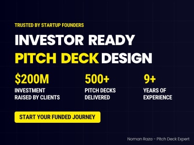 Startup Pitch Deck Design & Investor Presentation Design