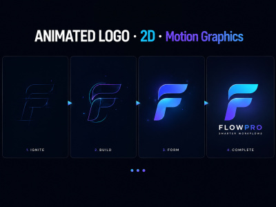 Motion Graphics Animation — Animated Logo Reveal & Brand Animation in 2D
