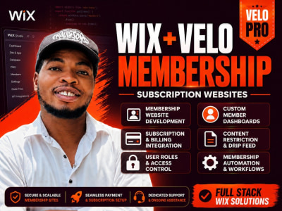 Wix Membership And Subscription Website Development With Custom User Portal