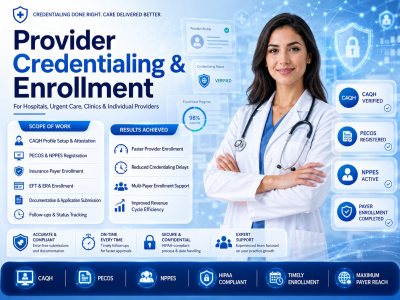 Insurance Credentialing, Contracting, and Provider Enrollment services