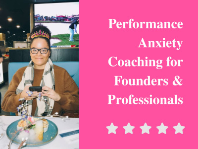 Performance anxiety coaching sessions