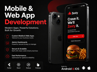 Custom Mobile App and Web App Development for Startups and Businesses