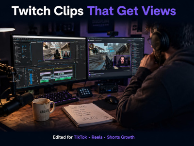 Twitch Clip Editing | Viral Stream Highlights & Gaming Video Shorts