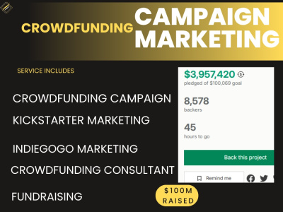 Converting marketing for Kickstarter and Indiegogo crowdfunding Campaign