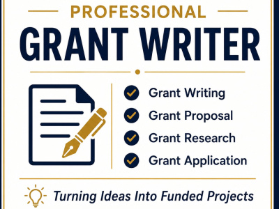 Grant proposal, grant writing, research grants, and nonprofit grant writer