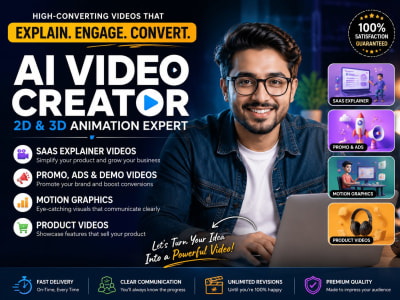 SaaS Explainer, Promo, Ads & Demo Videos, Motion Graphics, Product Video