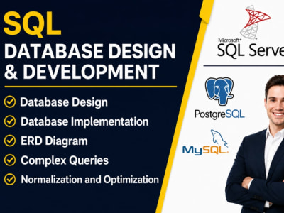 Database development with erd, normalization, and complex queries