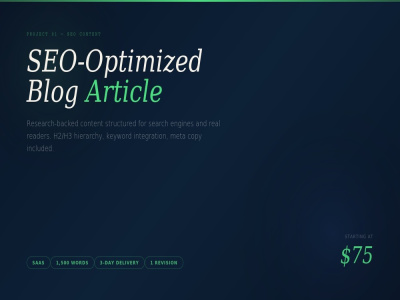 SEO-Optimized Blog Article for SaaS & Tech Brands