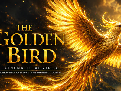 Shining Bird in Golden Light | Cinematic AI Nature Video