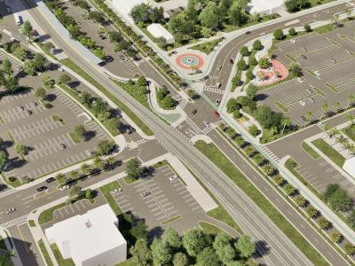 3D Bird’s Eye View Rendering for City Plans & Urban Developments