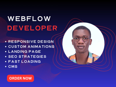 A Webflow Landing Page for SaaS & Startups
