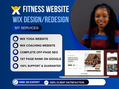 Professional Wix Fitness, Sports, Yoga, and Coaching website