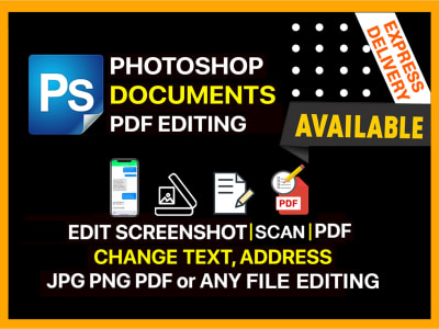 An Adobe Photoshop Acrobat Pro Expert to edit editing scanned pdf file