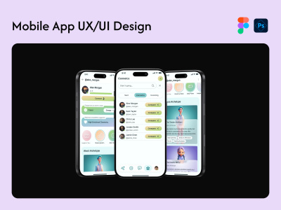 AI-powere Mobile App UI UX design and prototype | UI UX | Mobile App Design