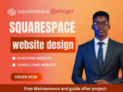 Squarespace coaching website, consulting website, life coach website design