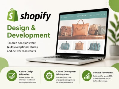 Expert Shopify Store Designer, Shopify Developer, Ecommerce Website