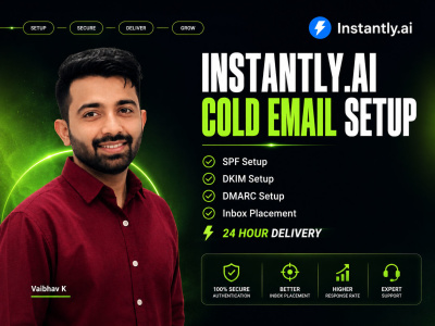 Cold Email Setup with Instantly.ai | SPF, DKIM, DMARC | Inbox Placement