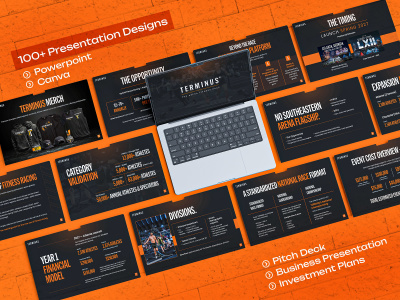 Pitch Deck, PowerPoint Presentation Design