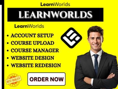 Online Course Website On Kajabi, Thinkific, Teachable, Podia, Learnworlds