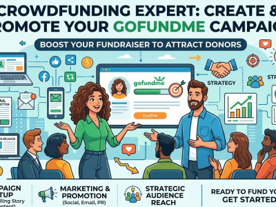 Your crowdfunding gofundme campaign promotion to attract donor