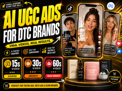 AI Video Ads | UGC & VSL | AI Video Editor for TikTok & Meta Ads | DTC