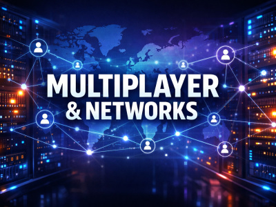 A custom multiplayer game setup with Unity or Unreal Engine