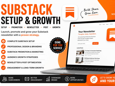 Substack setup substack promotion substack newsletter substack post growth