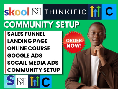 Skool community setup Mighty Networks Circle.so Community management