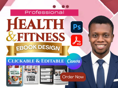 High-converting health & fitness eBook, Canva ebook, PDF lead magnet design