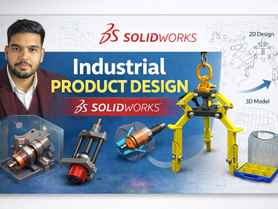 Professional 3D CAD Modeling in SolidWorks for Manufacturing & 3D Printing