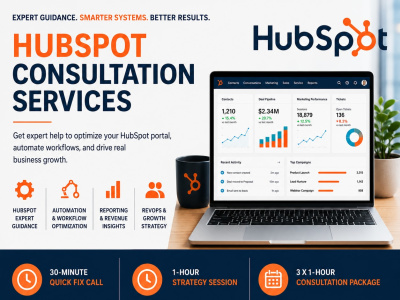 HubSpot Consultation Call Package (3 x 1-hour calls)