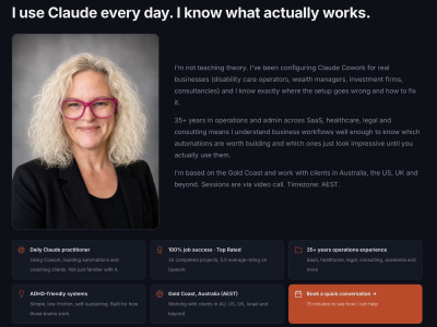 Coaching on how to optimise and get the best out of Claude Cowork.