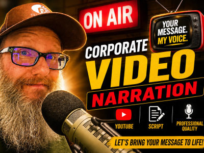 A professional narration for your corporate/training video