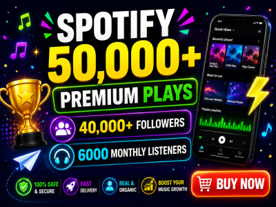 40,000+ Spotify Followers, 150k Spotify Plays, Spotify Music Promotion
